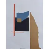 Bruno Munari, Milano 1907 - 1998 / Senza titolo, 1951, collage and tecnica mista on paper