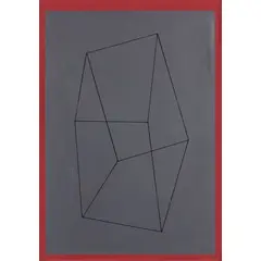Gianni Colombo, Milano 1937 - 1993 / Senza titolo, 1970 circa, ink on paper argentata applicata on paper