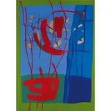 Antonio Corpora, Tunisi 1909 - Roma 2004 / Senza titolo, 1972, oil on paper intelata