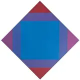Max Bill, Winterthur 1908 - Berlino 1994 / Zerstrahlung von blau, 1972-74