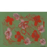 Giulio Turcato, Mantova 1912 - Roma 1995 / Verde floreale, anni '80