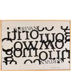 Milano 1943 / Arrivan - Arrivan, 1976 by Elio Mariani, Mec-Art su tavola, offered Nov 2017