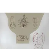 Mimmo Paladino, Paduli 1948 / Senza titolo, 2000, collage and tecnica mista on paper