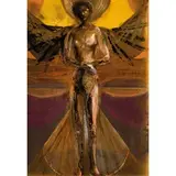 Bruno Ceccobelli, Montecastello Vibio 1952 / Angelo Caldo, 2002, mixed media on cardboard