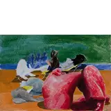 Ennio Calabria, Tripoli (Libia) 1937 / Senza titolo, 1972