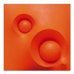 Roma 1957 / Superficie arancione 33, 2016 by Hector Rigel, Vernice acro-vinilica su tela estroflessa, offered Nov 2017