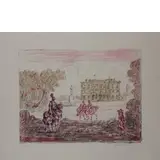 Volo (Grecia) 1888 - Roma 1978 / Cavalieri antichi by Giorgio de Chirico, lithograph a colori on paper, offered Nov 2017