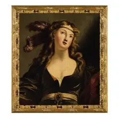 Pietro della Vecchia, Figura femminile, oil on canvas