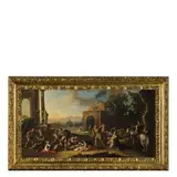 Nicola Viso, La Strage degli Innocenti / Firmato in basso al centro, oil on canvas