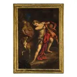 Domenico Guidobono, Narciso, oil on canvas