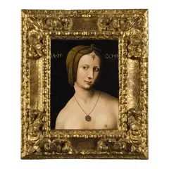 Ambrosius Benson, Figura femminile, oil on canvas