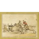 Bartolomeo Pinelli, Buccari, pencil and acquerello on paper