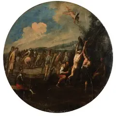 Scena di martirio by Carlo Coppola, Tavola tonda, offered Nov 2017