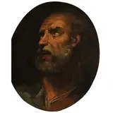 Testa di carattere by Cesare Fracanzano, oil on canvas, offered Nov 2017