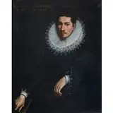Pietro Facchetti, Ritratto maschile / Inscritto: Alfonso Morandi 1577 ; 1607, oil on canvas