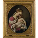 Lubin Baugin, Madonna con Bambino, oil on terracotta