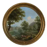 Andrea Locatelli, Paesaggio con le cascate di Tivoli