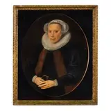 Jacob van der Gracht, Ritratto di dama, oil on panel
