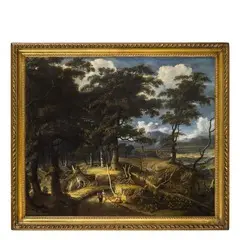 Jan Looten, Paesaggio, oil on canvas