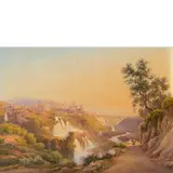 Salomon Corrodi, Fehraltorf (Svizzera) 1810 - Como 1892 / Veduta di Tivoli