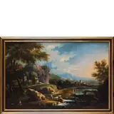 Gaetano Martoriello, Paesaggio, oil on canvas