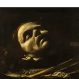 Mattia Preti, Testa del Battista, oil on canvas