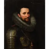 Ritratto di uomo in armatura (Ambrogio Spinola?) by Michiel Jansz. van Mierevelt, oil on canvas, offered Mar 2018