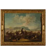 Francesco Simonini, Scena di battaglia, oil on canvas