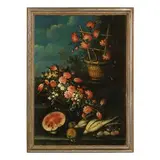 Giuseppe Pesci, Natura morta, oil on canvas