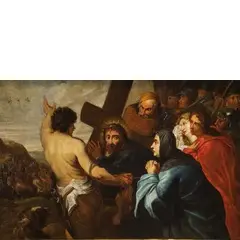 Jan van den Hoecke, Calvario, oil on canvas