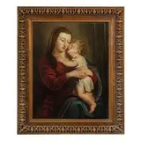 Theodoor Van Thulden, Madonna col Bambino, oil on panel
