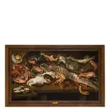 Alexander Adriaenssen, Natura morta di pesci, oil on canvas 106X185