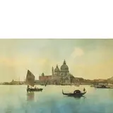 Alberto Prosdocimi, Veduta di Venezia / Firmato 'A Prosdocimi' in basso a sinistra, Acquarello su carta