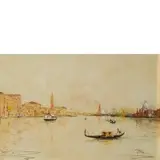 Paolo Sala, Canal Grande / Intitolato 'Canal Grande Venezia' in basso a sinistra / Firmato 'P Sala' in basso a destra