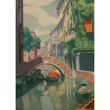 Ugo Celada da Virgilio, Canale veneziano / Firmato 'Ugo Celada da Virgilio'in basso a sinistra