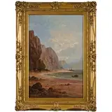 Sidney Yates Johnson, Paesaggio marino / Firmato 'S Y Johnson 1901' in basso a sinistra, oil on canvas