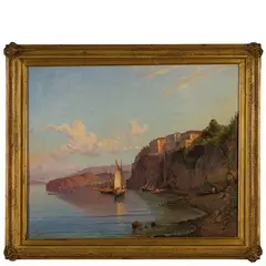 La casa di Torquato Tasso a Sorrento / Firmato 'M Capuano' in basso a sinistra by Michele Capuano, oil on canvas, offered Mar 2018