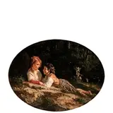 Filippo Palizzi, Pastorale / Firmato e datato 'Fil. Palizzi 1854' in basso al centro