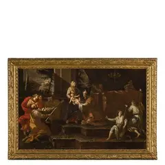 Andrea Camassei, Presentazione di Gesù al tempio, oil on canvas