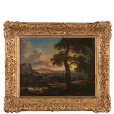 Carlo Antonio Tavella, Paesaggio con fiume e figure