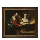Orazio de Ferrari, Cristo e la Samaritana, oil on canvas