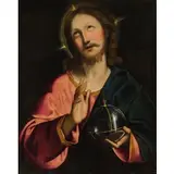 Ventura Mazza, Salvator Mundi, oil on canvas