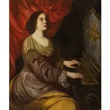 Giuseppe Marullo, Santa Cecilia, oil on canvas