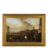 Jacques Courtois, Battaglia, oil on canvas