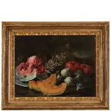 Bartolomeo Bimbi, Natura morta di frutta, oil on canvas