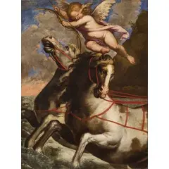 Elisabetta Sirani, Scena mitologica, oil on canvas