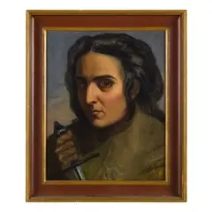 Giuseppe Patania, Ritratto di Pietro Benvenuti / Inscritto sul verso: G. Patania .. vidit Pietro Benvenuti