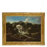Domenico Brandi, Paesaggio con armenti e cascata