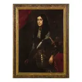 Giovanni Bernardo Carbone, Ritratto di gentiluomo in armatura (Ufficiale della Guardia di Palazzo Ducale), oil on canvas