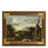 Pietro Montanini, Paesaggio con soldati a riposo